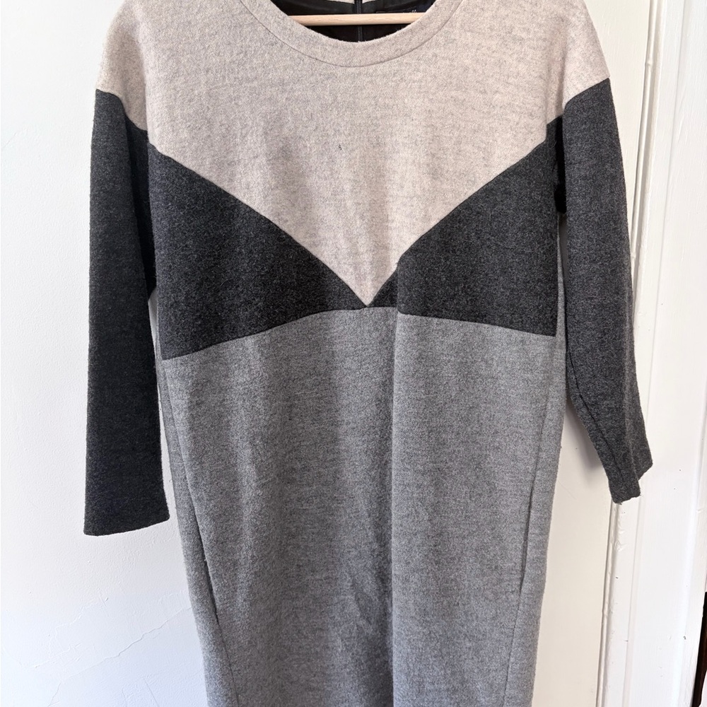 Madewell Women's Wool Colorblock Knit Dress